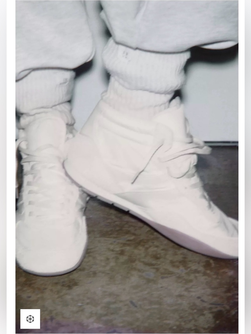 Zara High Top Sneakers White Cream 7.5-38